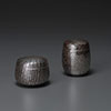 Mokume-gane chaki (tea caddy)